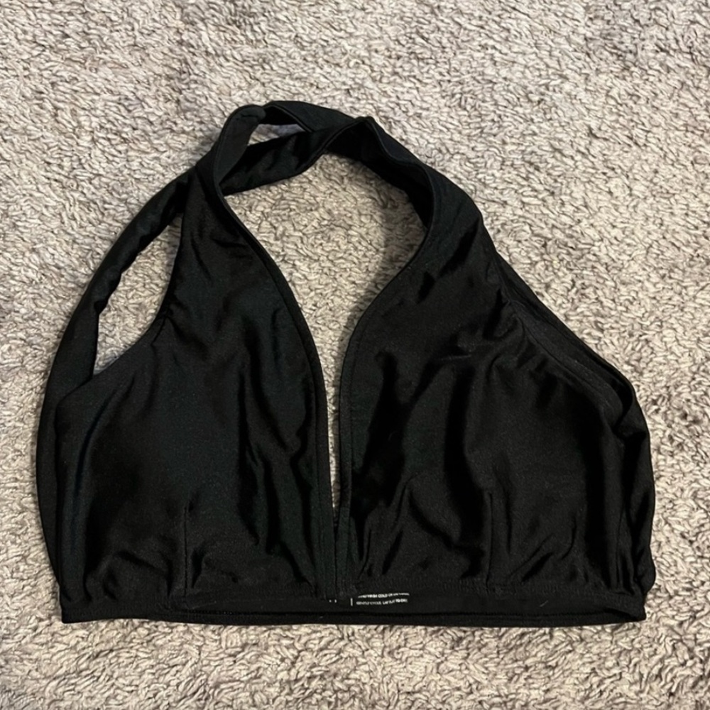 Albion fit shell shock black swim top, Medium